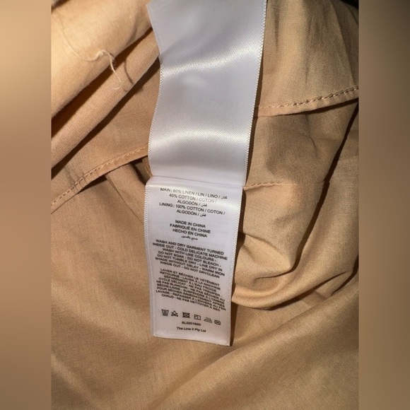 Elegant Tan Striped Maxi Dress - Picture 10 of 12